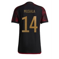 Dres Njemačka Jamal Musiala #14 Gostujuci SP 2022 Kratak Rukav